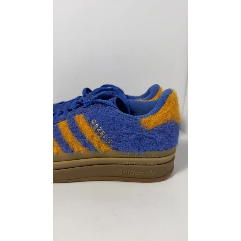 adidas Gazelle Bold  Womens Blue Sneakers Casual Shoes JS3906